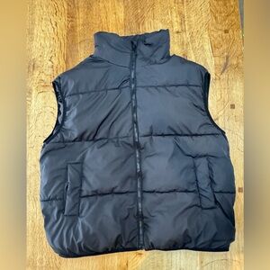 H&M Black oversized Puffer Vest